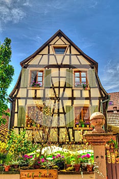 French village, Alsace, France